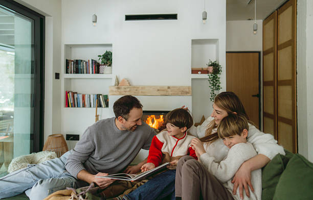istock Wintertime is for family and book reading 2238706602