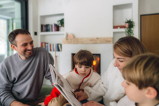 istock Wintertime is for family and book reading 2238706620