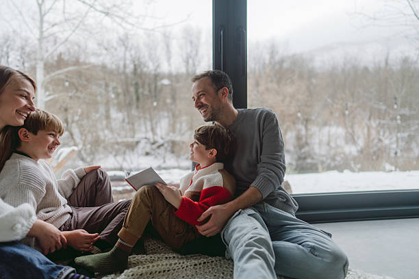 istock Wintertime is for family and book reading 2238706627