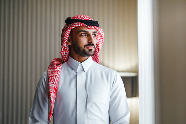 istock Young Arabic Professional Contemplating in Hotel Setting 2238709793