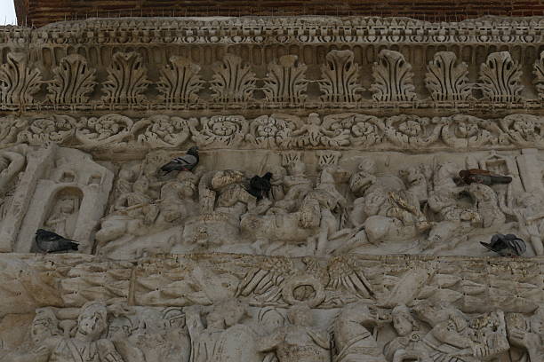 istock Ancient Stone Relief Sculpture Detail 2238716016