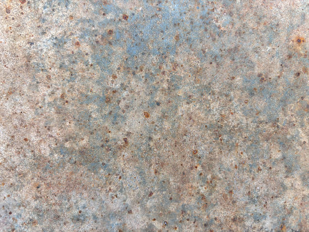 istock Intriguing blue and brown rust texture creates a weathered, aged and grunge surface effect. 2238720888