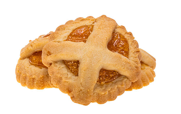 istock Italian cookies with jam isolated 2238721219