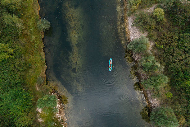 istock High angle view of senior couple paddling 2238722088