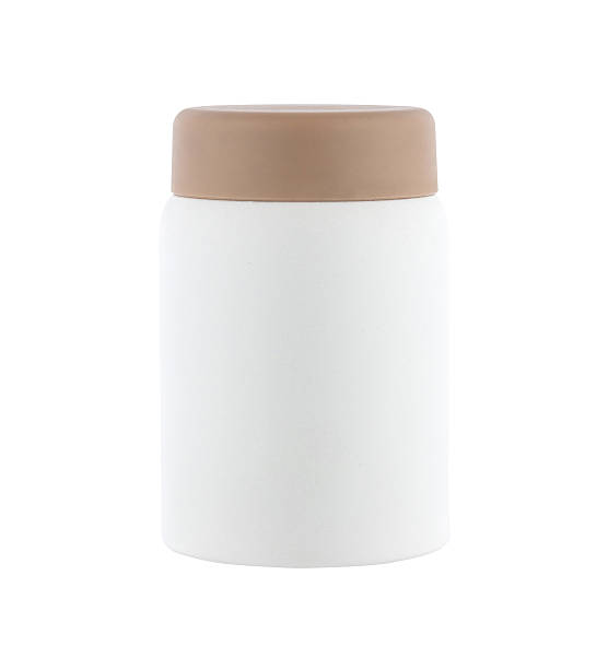 istock White Insulated Food Jar with Beige Lid 2238731462