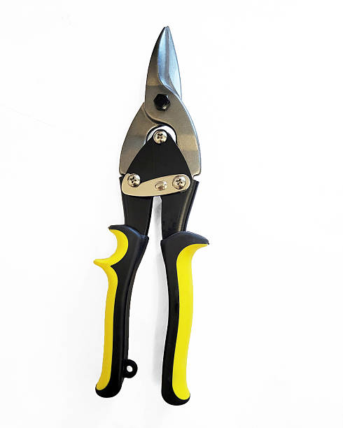 istock Metal Shears with Yellow Grips on White 2238741266