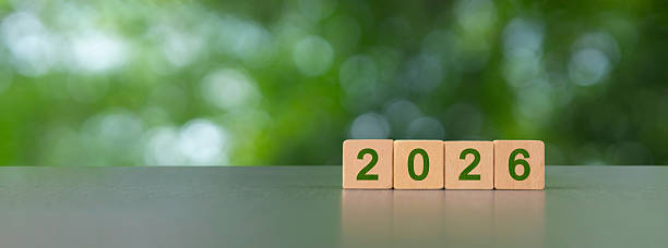 istock A Greener Future Worldwide: With a natural green backdrop, positive environmental projections for 2026 are highlighted. 2238743613