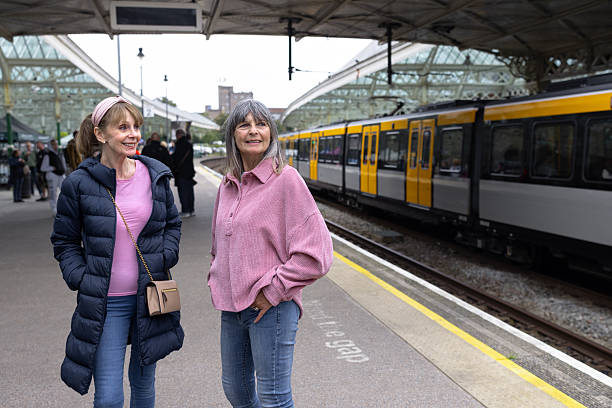 istock Friends Waiting for the Next Train 2238744666