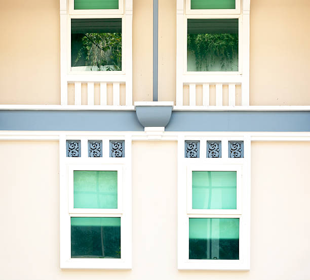 istock quartet of symmetrical green windows 2238745046