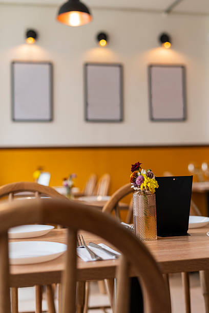 istock Start of a work day in a restaurant where everything starts very calm and alone 2238754197