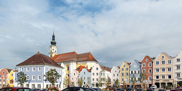 istock Colorful Scharding on the Austrian - German border. 2238757405
