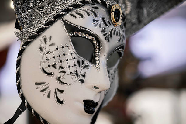 istock Venetian black Carnival Mask, Venice, Italy 2238758745