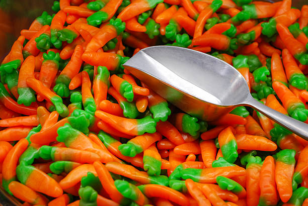 Gummy Worms and Candy Mix with Serving Scoop