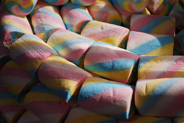 Swirled Rainbow Marshmallows in Bulk