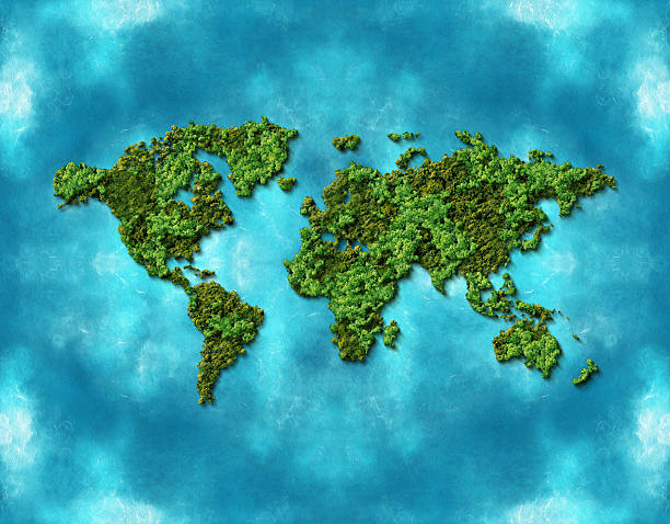 Background relief map of Europe