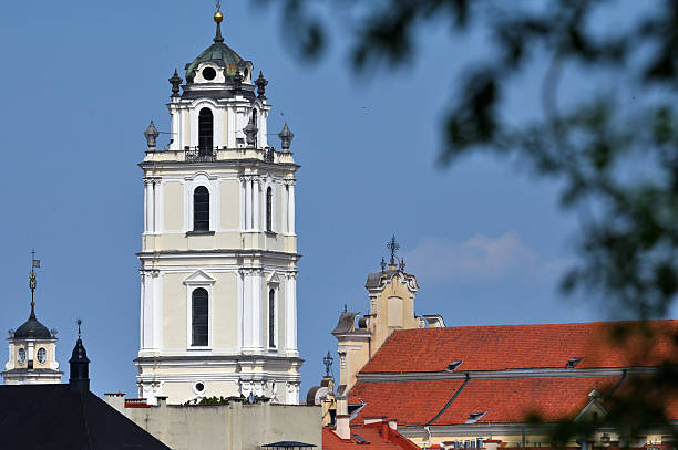 St. Johns Church and Bell Tower, Vilnius University ensemble, Vilnius, Lithuania.