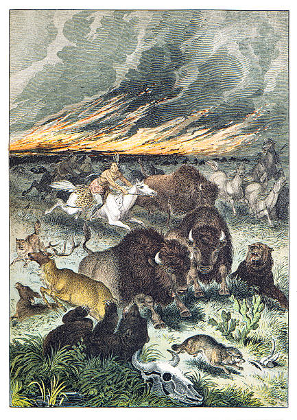 Hand colored engraving - Instructive Recreations for Youth. III. Series. Third Edition. Esslingen. J. F. Schreiber. 1876.