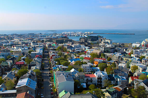 A view of Reykjavik from up high