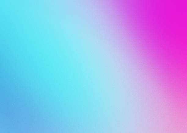 Abstract blue purple gradient background design with noise grainy texture, dynamic color and blend. Futuristic modern backdrop design for packaging, cover, web page, presentation, wallpaper template, banner