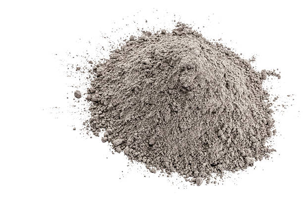 istock cement, building putty for construction, on isolated white background. 2238833261