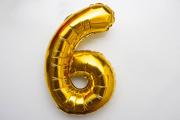 istock beautiful golden sign written six 2238836744