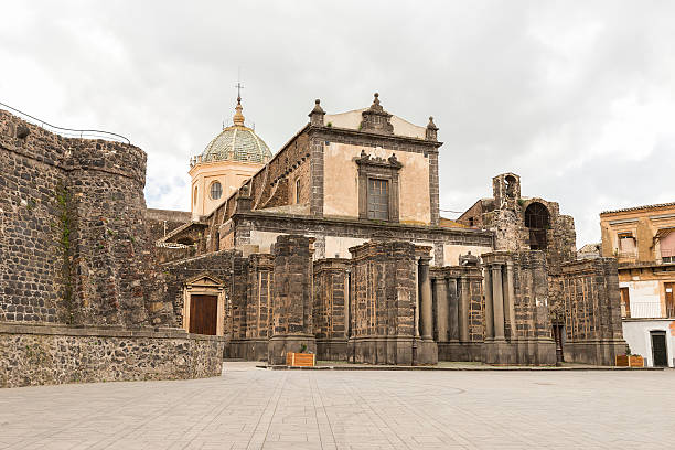istock Religious Architecture in Adrano, Catania Province, Sicily, Italy.  (Chiesa Madre Madonna Assunta) 2238862009