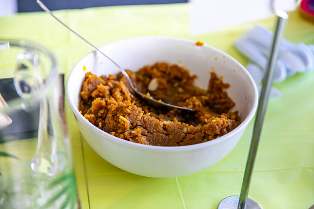 Authentic Indian food and snacks close up