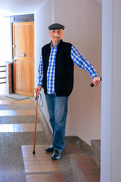 istock A 77-year-old Senior Indian Man With Walking Cane 2238868905