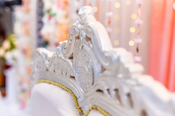 Indian traditional wedding ceremony interiors and decorations