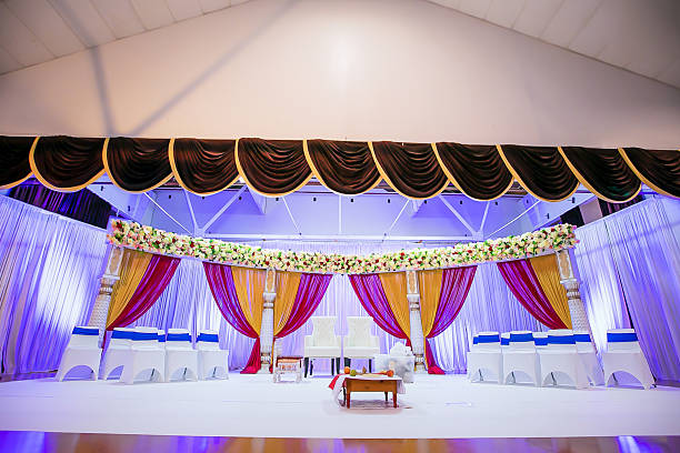 istock Indian traditional wedding ceremony interiors and decorations 2238875016