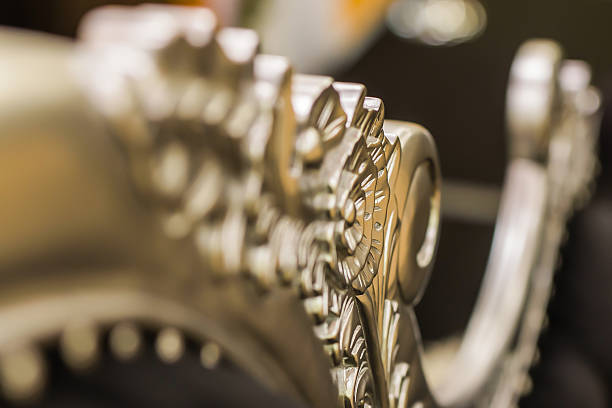 oriental pattern on the metal