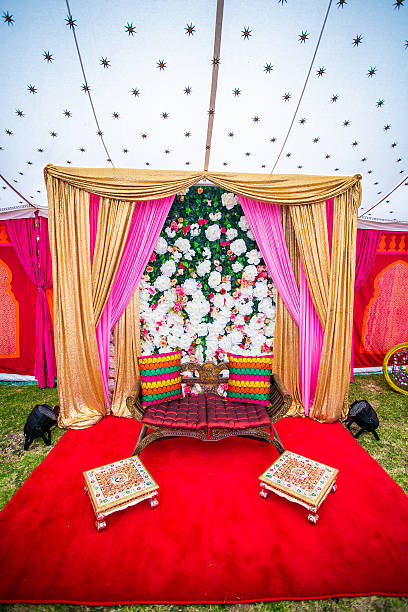 istock Indian traditional wedding ceremony interiors and decorations 2238876760
