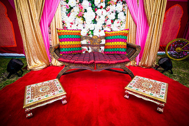 istock Indian traditional wedding ceremony interiors and decorations 2238876773