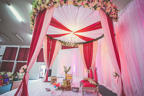 istock Indian traditional wedding ceremony interiors and decorations 2238876915