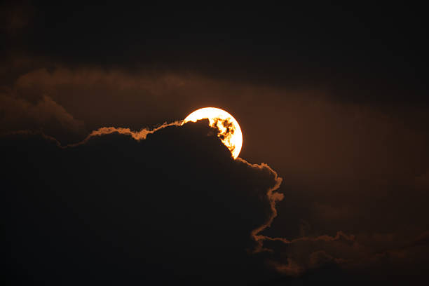 istock The afternoon sun peeked out from behind the dark clouds. 2238887952