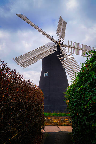 Beacon Hill Windmill early morning twilight sky near Brighton England Europe