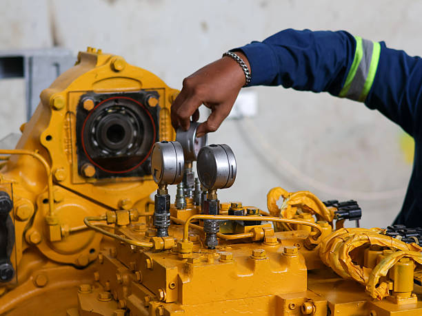 istock Mechanic checks automatic transmission pressure 2238892936