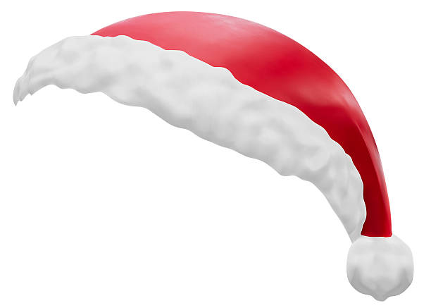 istock Mock up Santa Claus hat isolated on white background with clipping path 2238893210
