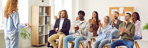 istock Business Team Applauding during Office Meeting 2238897318