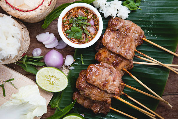istock Barbecue pork Toast grill. 2238902596
