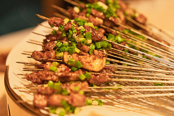 Guizhou specialty iron skewers barbecue