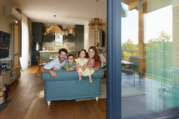 istock Happy family spending their time at home. 2238911503