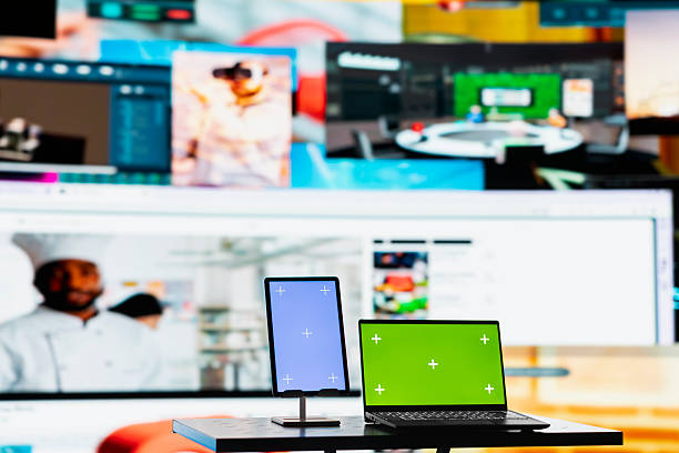 istock Mockup devices and collage of video thumbnails, limitless content concept 2238918460