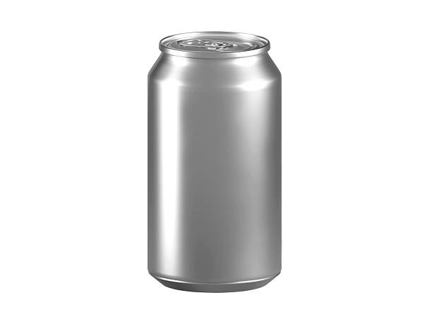 istock Aluminum can for carbonated drinks, beer, soda and lemonade. Blank packaging mockup. 3D render. 2238918832