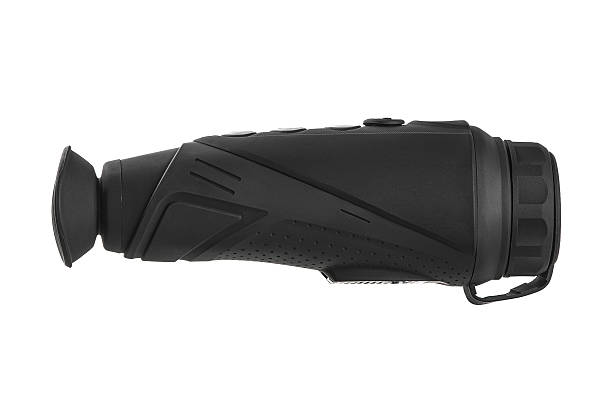 istock Black thermal imager, monocular, with white control buttons, isolated on a white background. 2238925638