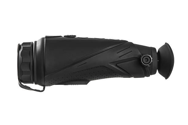 istock Black thermal imager, monocular, with white control buttons, isolated on a white background. 2238925689