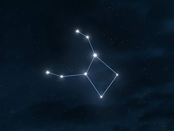 istock Constellation Crater in the starry night sky. 2238935948