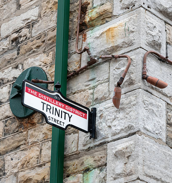 istock Trinity street signs in distillery district Toronto 2238947834