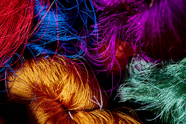 istock Colorful thread of silk background 2238950216