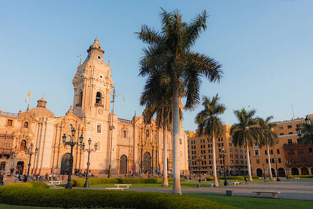 istock Sunset on Plaza de Armas in Lima, Peru 2238956423